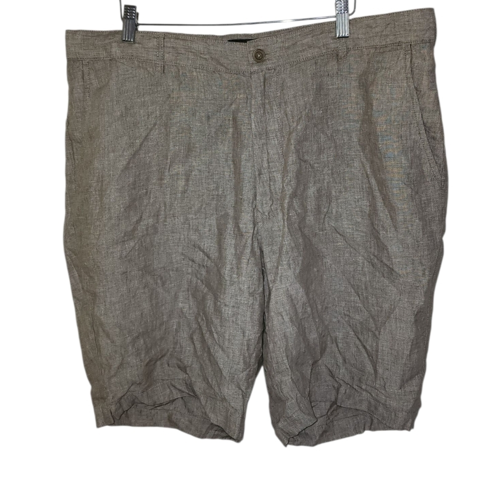 Jos. A. Bank Solid Organic Beach Preppy Breathable Resort Linen Shorts - Men's